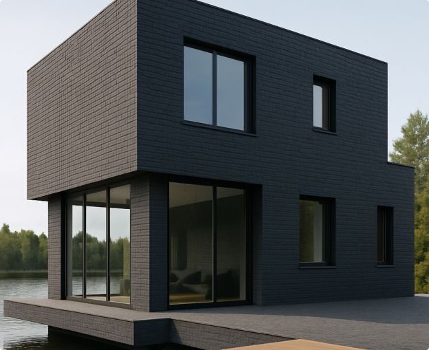 The Strand Black (250×60×6) – Black – 250×60 cm